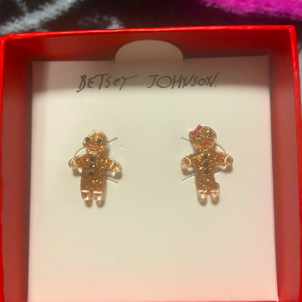 Ginger bread earrings
